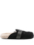 rhinestone-embellished mules